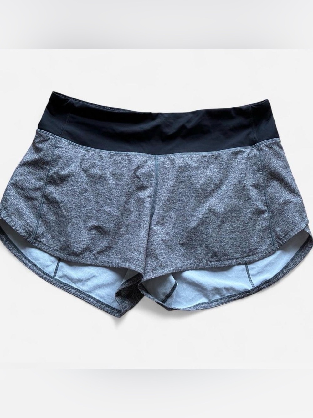 lululemon athletica Gray Speed Up Shorts  Women’s size 8 Tall